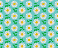 Flowerland, brought to you by Ruby Star Society designer Melody Miller, features a vibrant color palette blue, green, pink and gold - and her signature floral and butterfly prints. Available at globalfibershop.com.