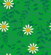 Flowerland, brought to you by Ruby Star Society designer Melody Miller, features a vibrant color palette blue, green, pink and gold - and her signature floral and butterfly prints. Available at globalfibershop.com.
