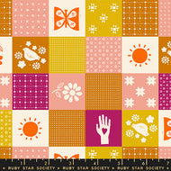 Sugar Maple, brought to you by RSS designer Alexia Marcelle Abegg, features all the autumn colors, and includes dainty patterns and large scale panels. Available at globalfibershop.com.