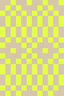 Pattern of alternating light brown and bright yellow squares