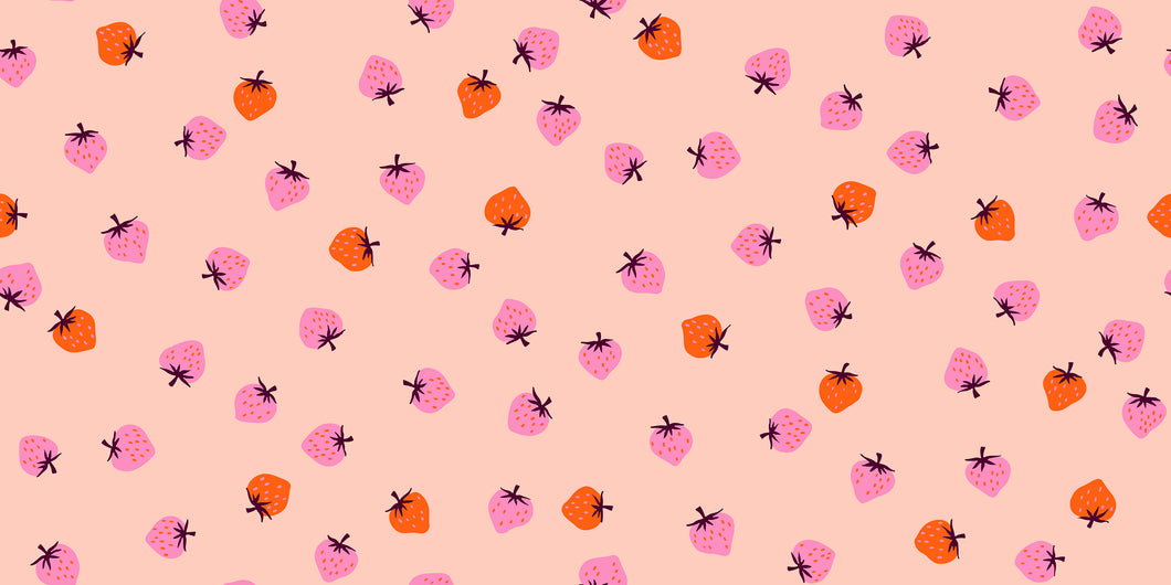 Pattern of strawberries 