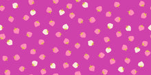 Load image into Gallery viewer, Pattern of strawberries on a pink background
