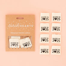 Load image into Gallery viewer, Sarah Hearts Quilt Labels | Made in 2025
