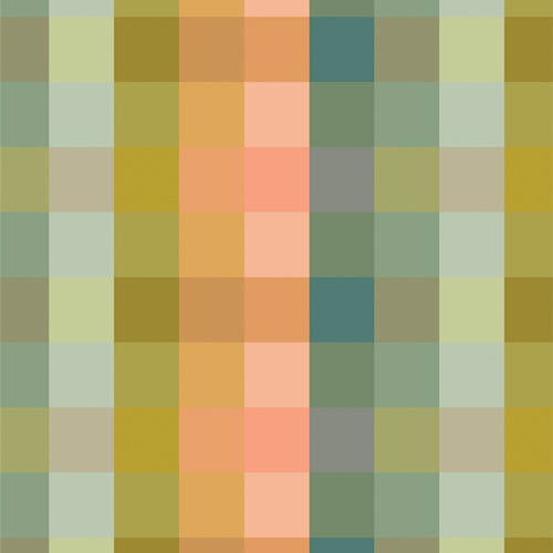 Slow Summer by Suzy Quilts for Art Gallery Fabrics whispers a calming essence of watercolors swirling into existence, and the soft pastel hues of peach lavender, sky blue, and mellow green evoke the dreamlike quality of those long summer days where time itself seems to slow its pace. Available at globalfiberhops.com.