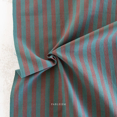 Sun Stripes, our latest two color cotton stripe fabric collection featuring an array of dazzling colors plucked from our earthy palette. From Fableism Supply Co. available at globalfibershop.com.