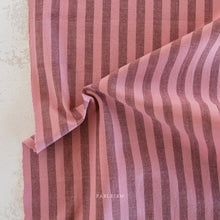 Load image into Gallery viewer, Sun Stripes, our latest two color cotton stripe fabric collection featuring an array of dazzling colors plucked from our earthy palette. From Fableism Supply Co. available at globalfibershop.com.
