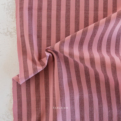 Sun Stripes, our latest two color cotton stripe fabric collection featuring an array of dazzling colors plucked from our earthy palette. From Fableism Supply Co. available at globalfibershop.com.