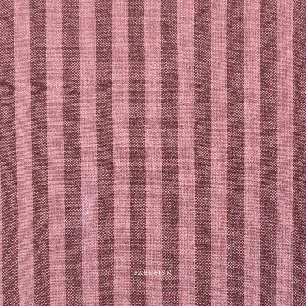 Sun Stripes, our latest two color cotton stripe fabric collection featuring an array of dazzling colors plucked from our earthy palette. From Fableism Supply Co. available at globalfibershop.com.