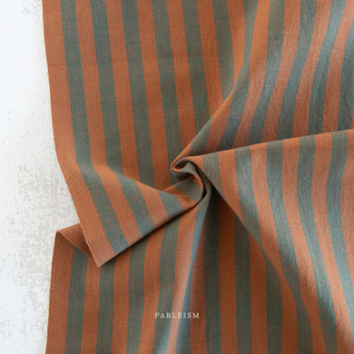Sun Stripes, our latest two color cotton stripe fabric collection featuring an array of dazzling colors plucked from our earthy palette. From Fableism Supply Co. available at globalfibershop.com.