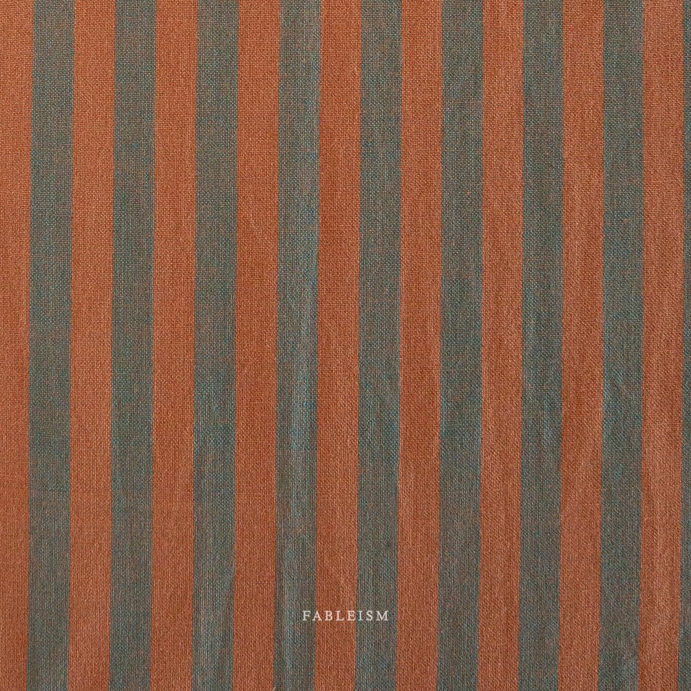 Sun Stripes, our latest two color cotton stripe fabric collection featuring an array of dazzling colors plucked from our earthy palette. From Fableism Supply Co. available at globalfibershop.com.