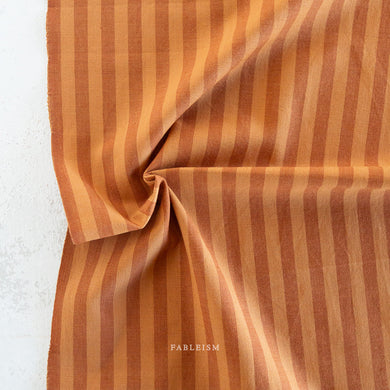 Sun Stripes, our latest two color cotton stripe fabric collection featuring an array of dazzling colors plucked from our earthy palette. From Fableism Supply Co. available at globalfibershop.com.