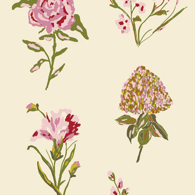 Dive into a story told through flowers with Bari J.’s newest collection, Anthology. Find ever-evolving blooming florals like cosmos and hydrangeas alongside playful stripes and charming cross-stitch designs in vintage shades of plum, olive, and blue. Wideback available at globalfibershop.com