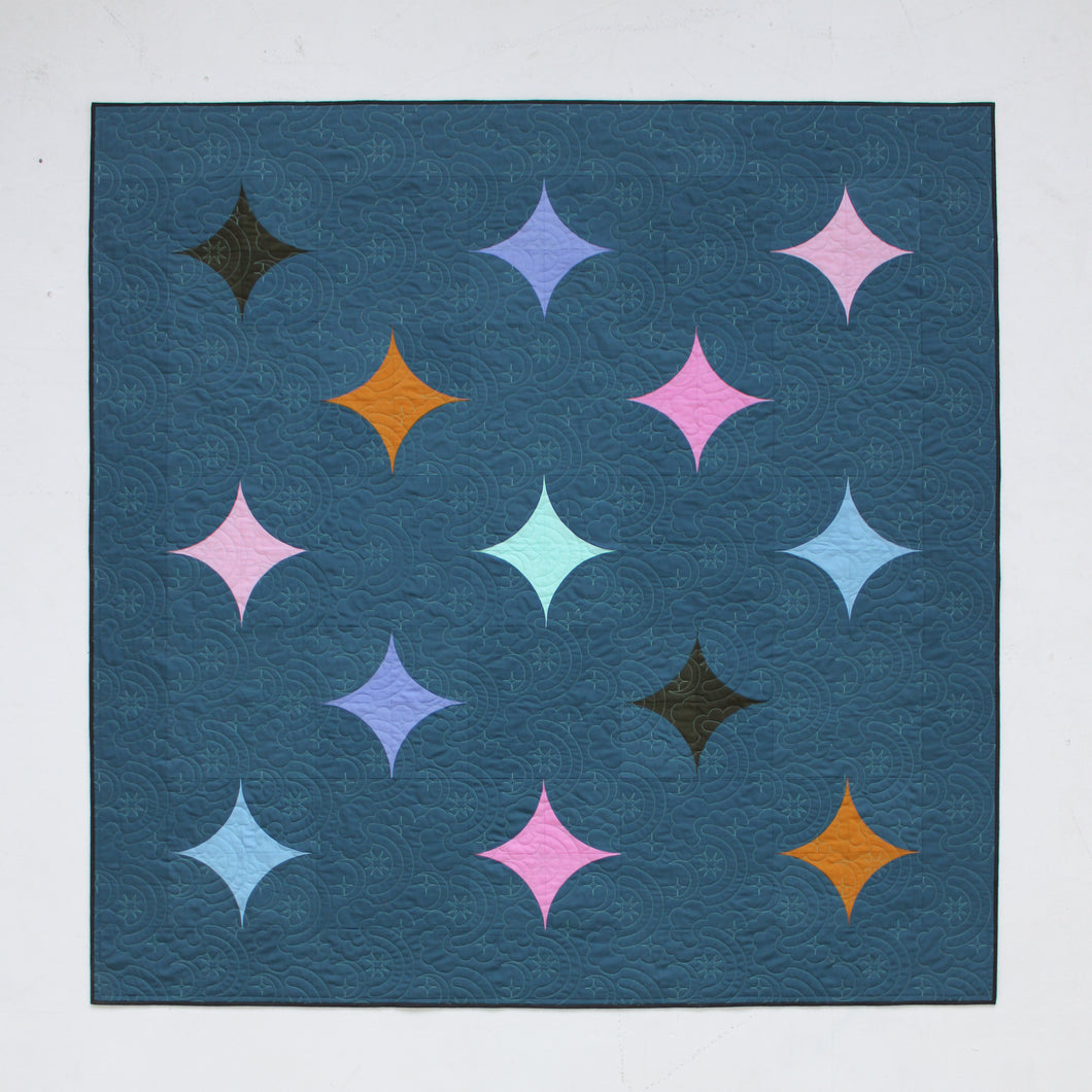 Wonderment Quilt Kit by Eudaimonia Studio | Night Sky