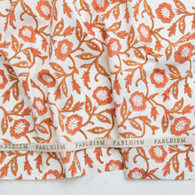Load image into Gallery viewer, Floral patterned fabric with 'Fableism' branding on a white background. Available at globalfibershop.com.
