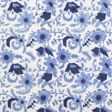 Load image into Gallery viewer, Indian Block Prints: Cottage | Country Floral in Blue
