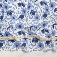 Indian Block Prints: Cottage | Country Floral in Blue