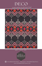 Load image into Gallery viewer, Deco Quilt Pattern - by Brittany Lloyd for Lo &amp; Behold Stitchery
