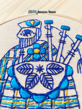 Load image into Gallery viewer, Hook, Line &amp; Tinker | Bagpiper Complete Embroidery Kit
