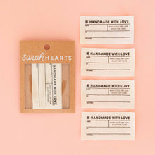 Load image into Gallery viewer, Quilt Info Large Write-In Organic Cotton Sewing Labels
