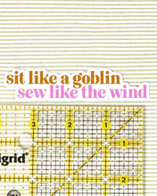 Load image into Gallery viewer, Feral Notions | Sit like a goblin Sewing Quilting Sticker
