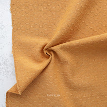 Load image into Gallery viewer, Introducing the Forest Forage collection by Fableism Supply Company. Fablism&#39;s newest group of wovens features 2 new basics, Daisies and Honeycomb, in their signature earth-tone shades. These wovens are excellent staples in quilting, homewares and apparel. Available at globalfibershop.com.
