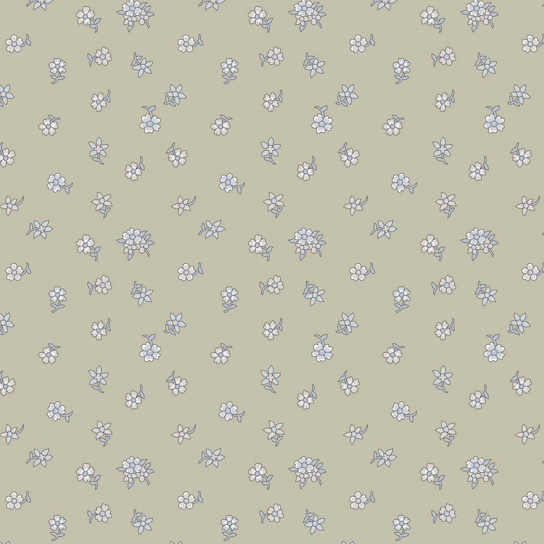 Flower Show Pebble offers a fresh approach to a neutral palette –Soft moss greens, buttercup yellows and pale blush pinks sit harmoniously against cooler greys and charcoals. Flower Show Pebble from Liberty of London is sold at globalfibershop.com.