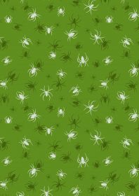 Haunted House | Spiders on green