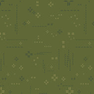 Deco Stitch Elements - Morning Moss