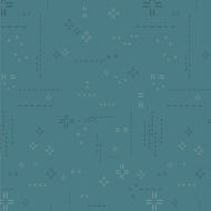 Deco Stitch Elements - Teal Fog