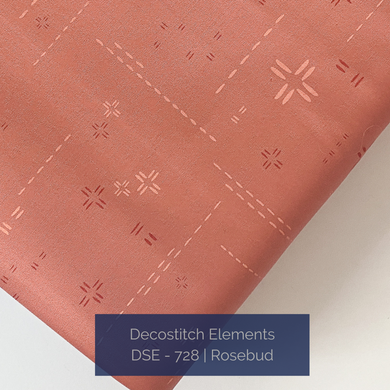 Close up of Decostitch Elements in Rosebud.
