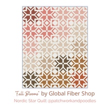 Load image into Gallery viewer, Fall Blooms for Nordic Star and Wonderie Quilts by Patchwork and Poodles

