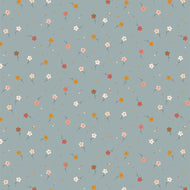 Memories of Elizabeth’s mother, Gayle Loraine, are brought to life in this nostalgic collection of delicate florals and timeless elements. Wildflowers abound in tints of sweet pink, cream, and warm rustic reds. Available at globalfibershop.com.