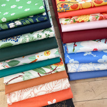 Load image into Gallery viewer, Global Fiber carries the full line of Birch 100% organic cotton solid fabrics. Birch cotton fabric has a beautiful drape in modern color palettes. Feel good about your purchase with eco-friendly organic cotton and dyes. Birch solids coordinate perfectly with prints from popular designers such as Charley Harper and Flowering Trees.

