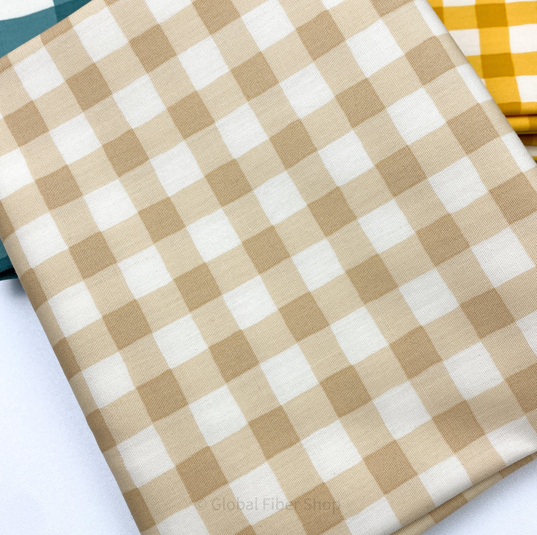 Small Plaid of my Dreams by Maureen Cracknell - Creme