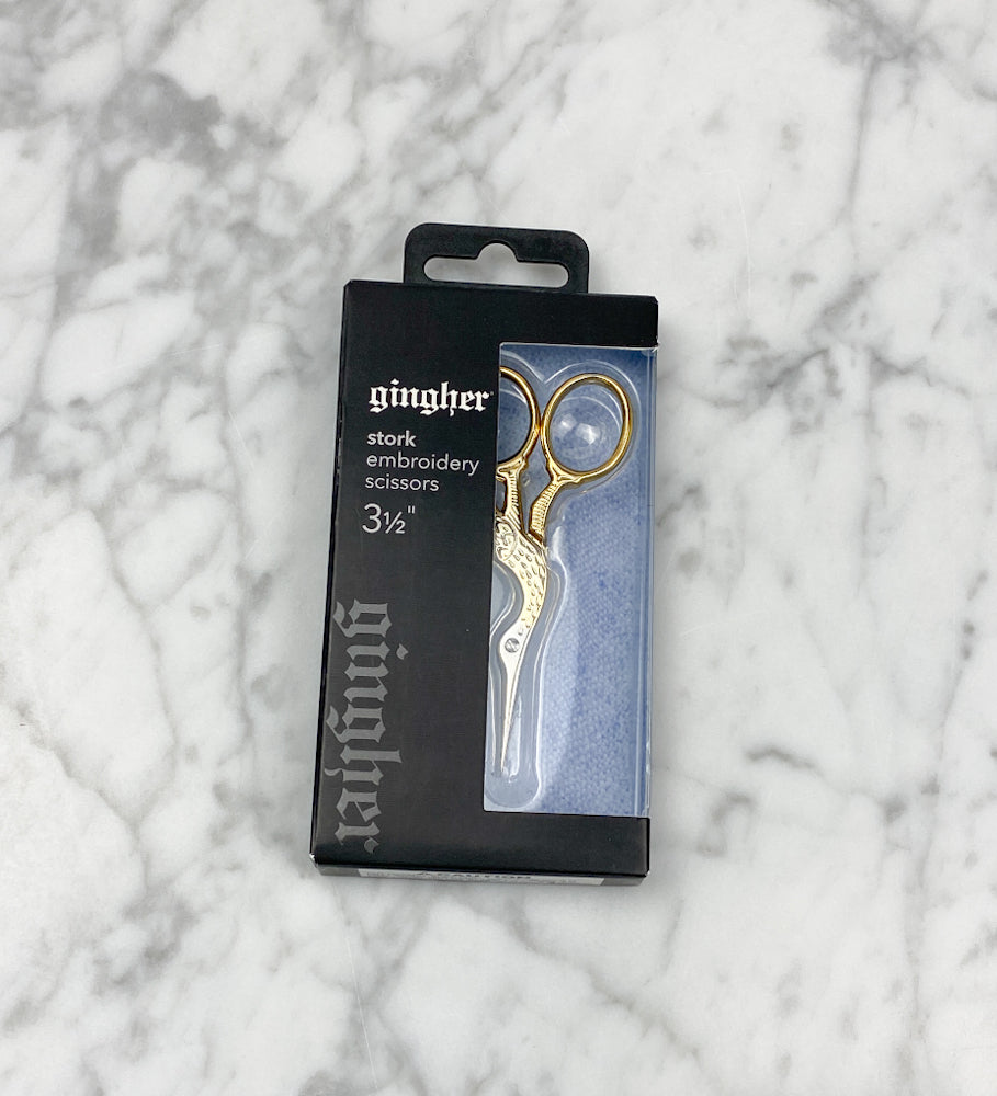 Gingher Embroidery Scissors - Stork
