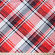 Load image into Gallery viewer, Camp Holiday | Diagonal Holiday Plaid
