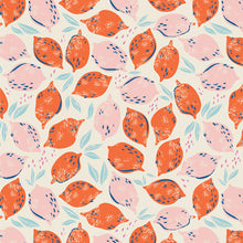 Load image into Gallery viewer, Peach Lemonade print from the Sunburst Collection for Art Gallery Fabrics
