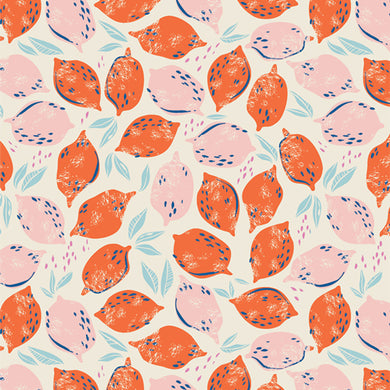 Peach Lemonade print from the Sunburst Collection for Art Gallery Fabrics