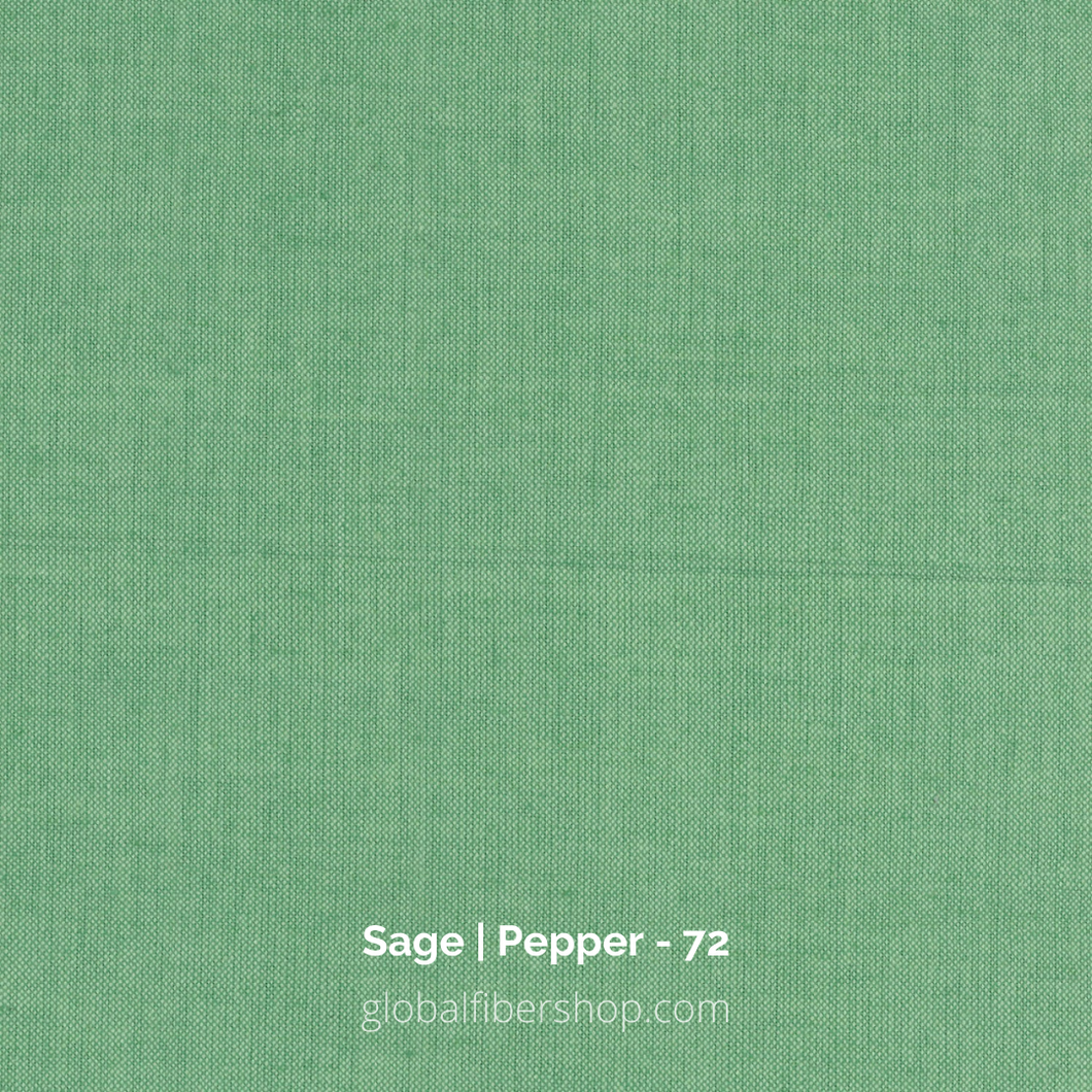 Sage - Peppered Cotton