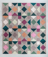 Starling Quilt by Suzy Quilts | Throw-Size Quilt Top Kit | Sedum Garden