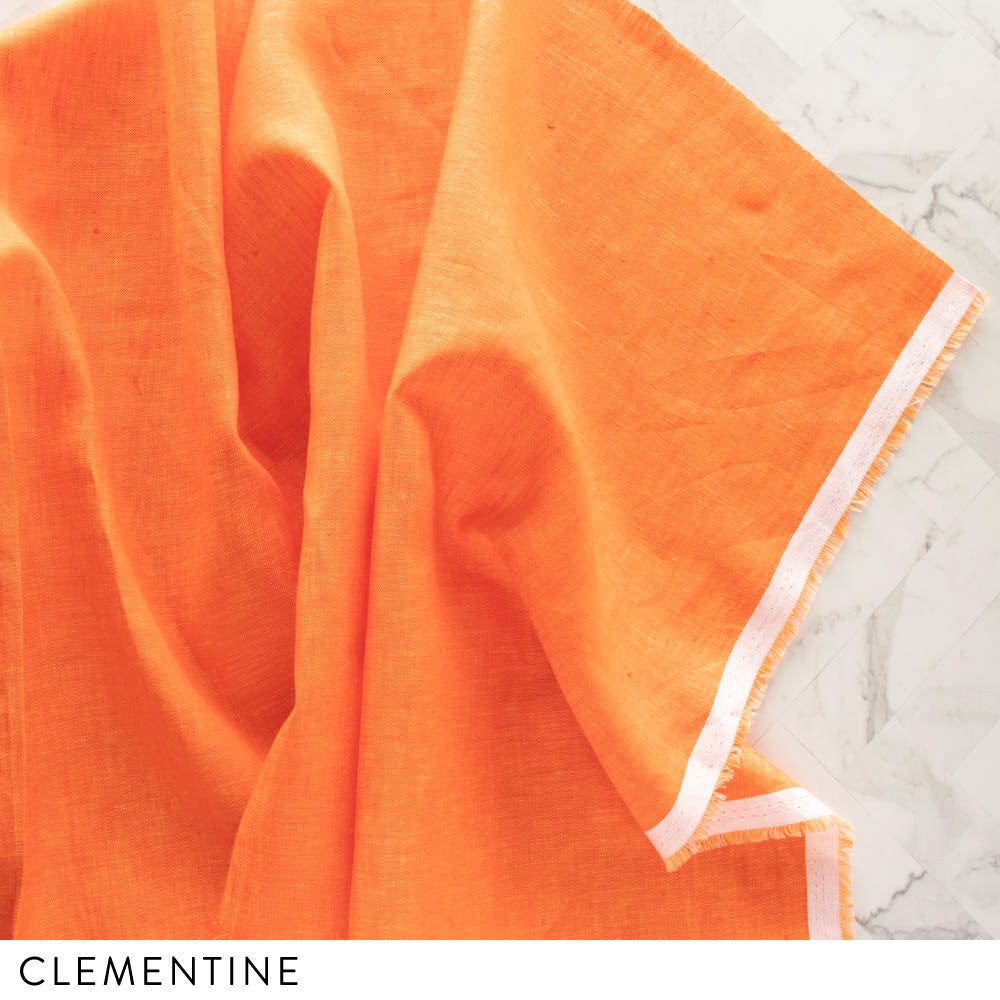 Clementine - Yarn-dyed Linen