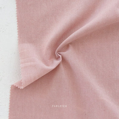 Everyday Chambray features a cotton/bamboo blend that makes for a dreamy soft hand. We are in love with these equally dreamy muted pastel shades. We predict Everyday Chambray is destined to be your next fabric obsession. Available at globalfibershop.com