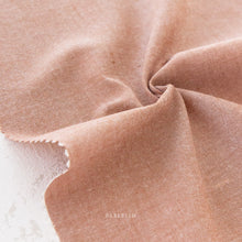 Load image into Gallery viewer, Everyday Chambray features a cotton/bamboo blend that makes for a dreamy soft hand. We are in love with these equally dreamy muted pastel shades. We predict Everyday Chambray is destined to be your next fabric obsession. Available at globalfibershop.com
