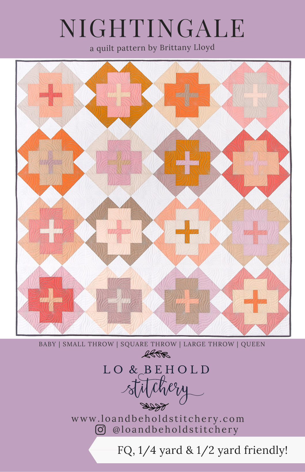 Nightingale Quilt Pattern - by Brittany Lloyd for Lo & Behold Stitchery