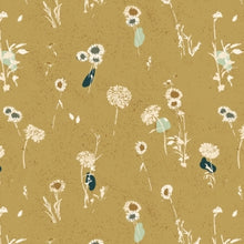 Load image into Gallery viewer, The natural earth tones in Lissee Teehee&#39;s Summer Folk are the perfect nod to the late summer/early fall season. Summer Folk features sophisticated wildflower showcase prints paired with smaller scale blenders.  Available at globalfibershop.com.
