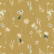 The natural earth tones in Lissee Teehee's Summer Folk are the perfect nod to the late summer/early fall season. Summer Folk features sophisticated wildflower showcase prints paired with smaller scale blenders.  Available at globalfibershop.com.