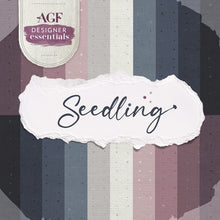 Load image into Gallery viewer, Seedling from Katarina Roccella for Art Gallery Fabrics features 10 subtle basics in beautifully mood violet blue ombre. Available at globalfibershop.com
